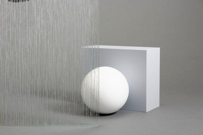 Fasara Glass Finishes Grain Silver